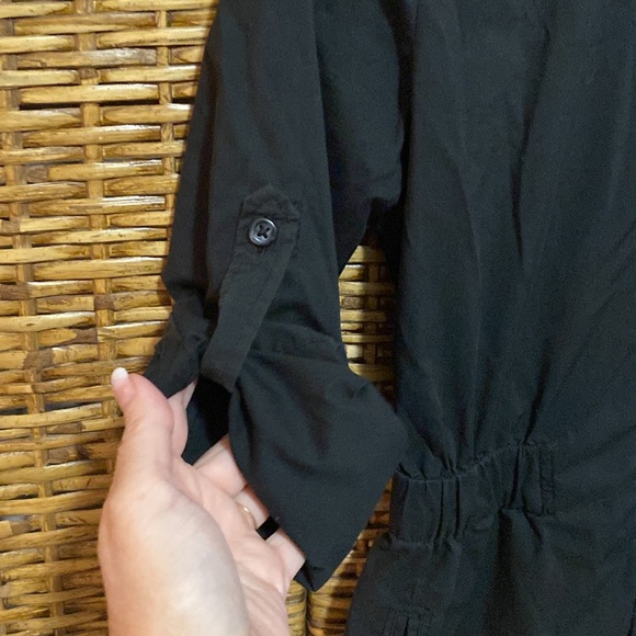 EUC banana republic, black utility Cargo Dress 4 - Picture 2 of 8